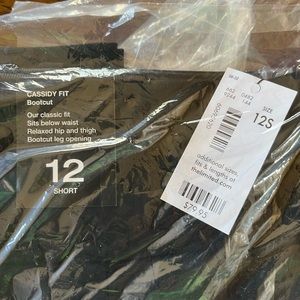 Limited NEW Black Dress Pants 12 Short